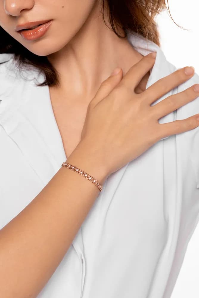 браслет Арабский бисмарк с камнями - 3