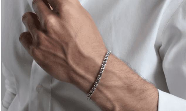 Мужской серебряный браслет - 3