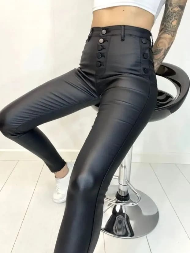 Легинсы Elsiy Экокожа - 1