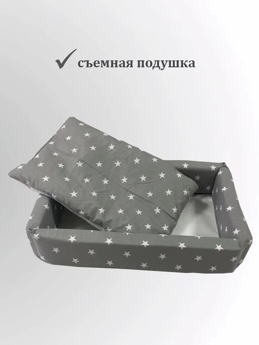 Лежанка для кошек и собак мелких пород, 50х35х10 - 2