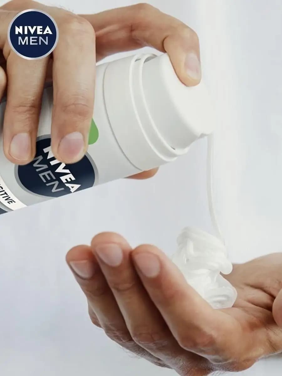 Гель для бритья успокаивающий NIVEA MEN для чувствительной кожи без спирта, 200 мл - 3