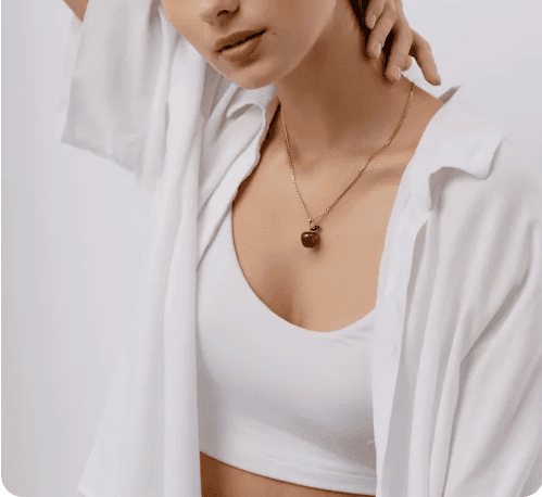 Подвеска с натуральным балтийским янтарем - 3