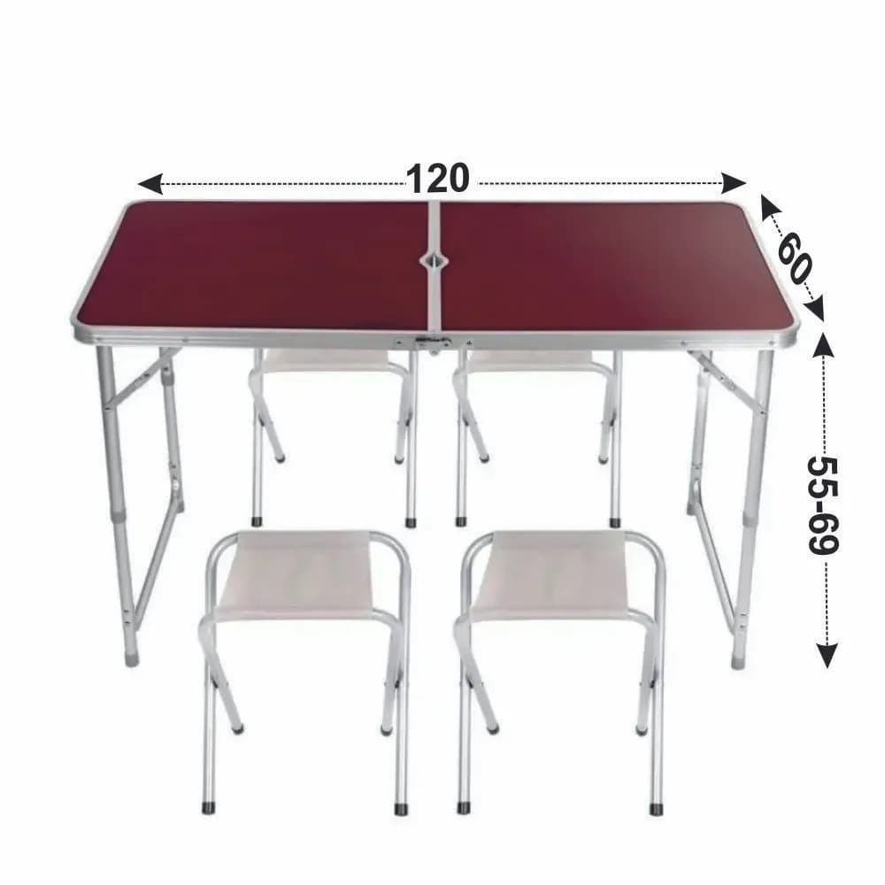 Набор походной мебели складной ( стол + 4 стула ) - 1