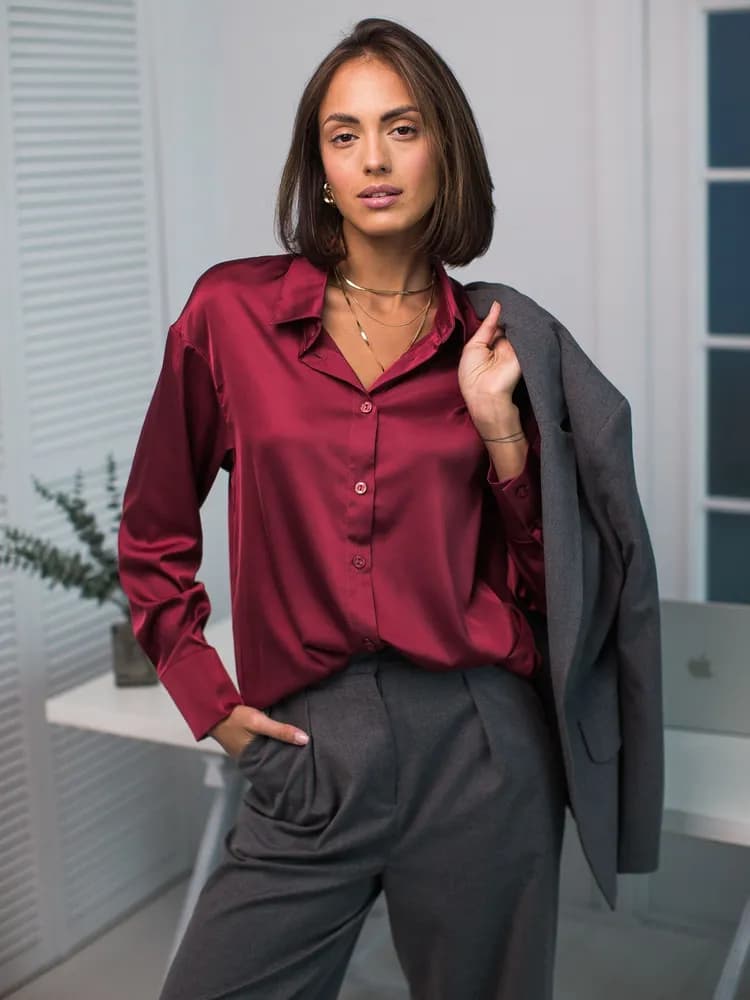 Рубашка Anutina шелковая - 1