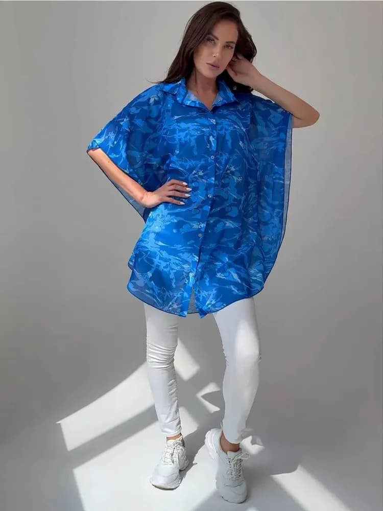 Рубашка Zella Летний фэшн - 1