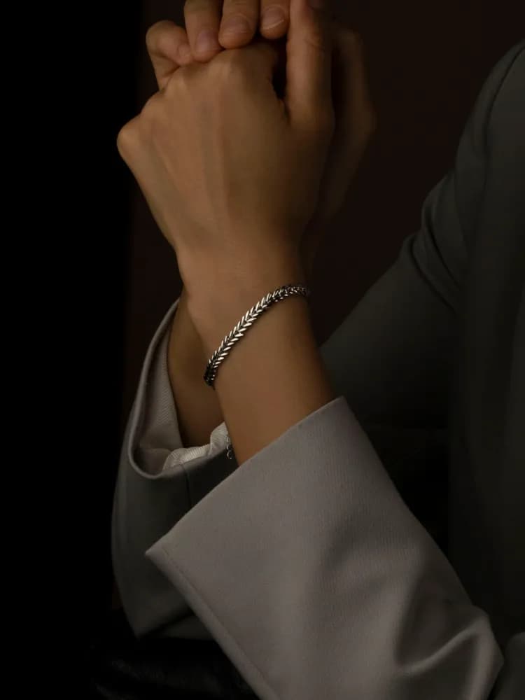 Браслет серебряный - 3