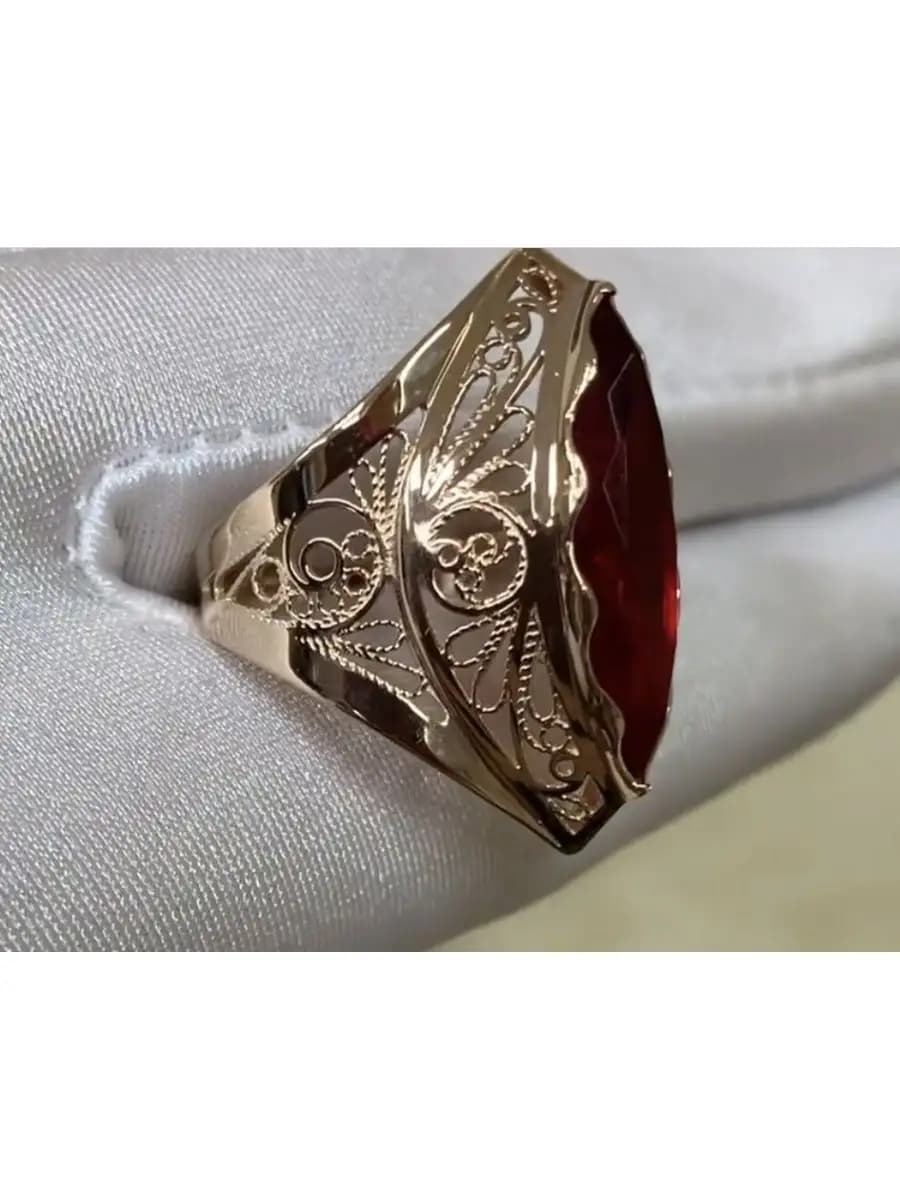 Золотой перстень МАРКИЗ 585 пробы - 2