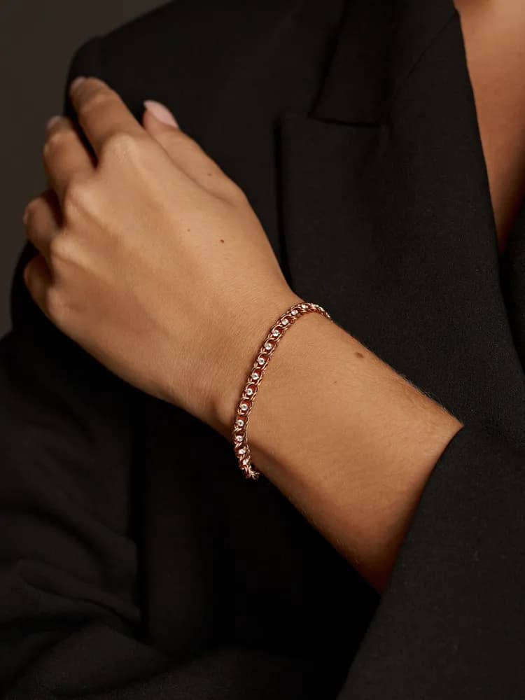 браслет Арабский бисмарк с камнями - 2