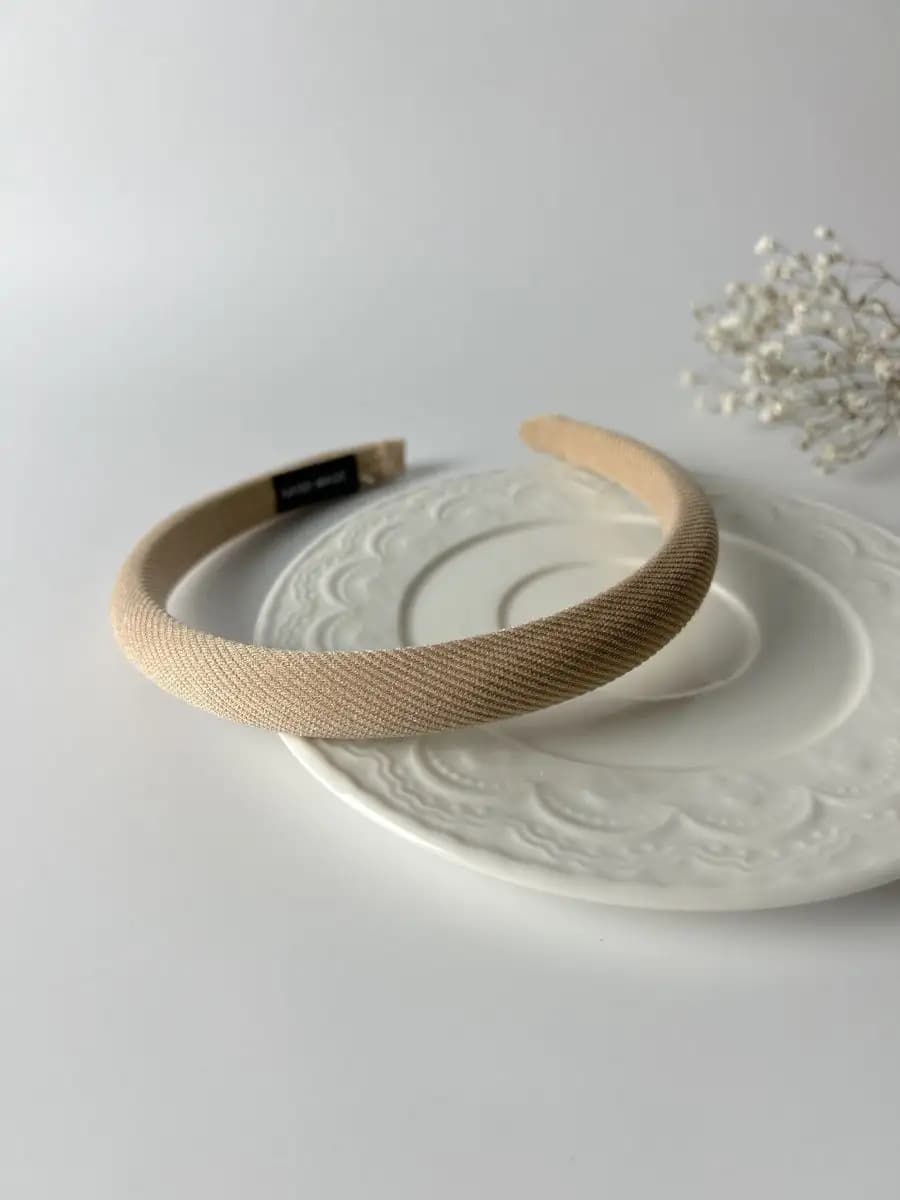 Ободок для волос женский тканевый - 1